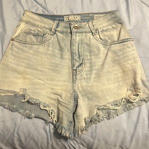 Rewash super high rise vintage jean shorts